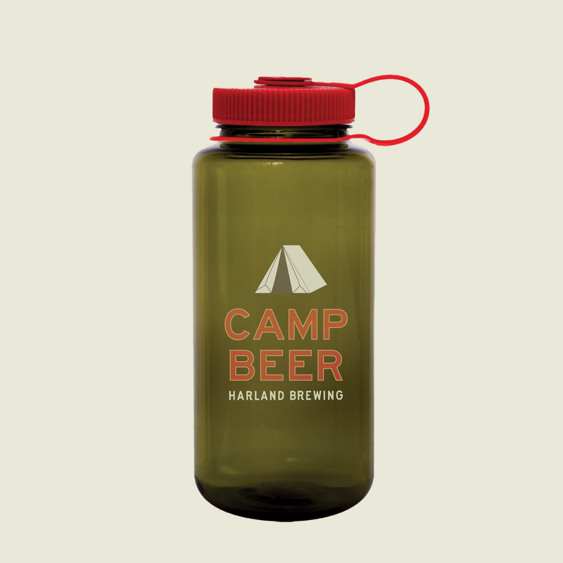 Camp Beer Water Bottle