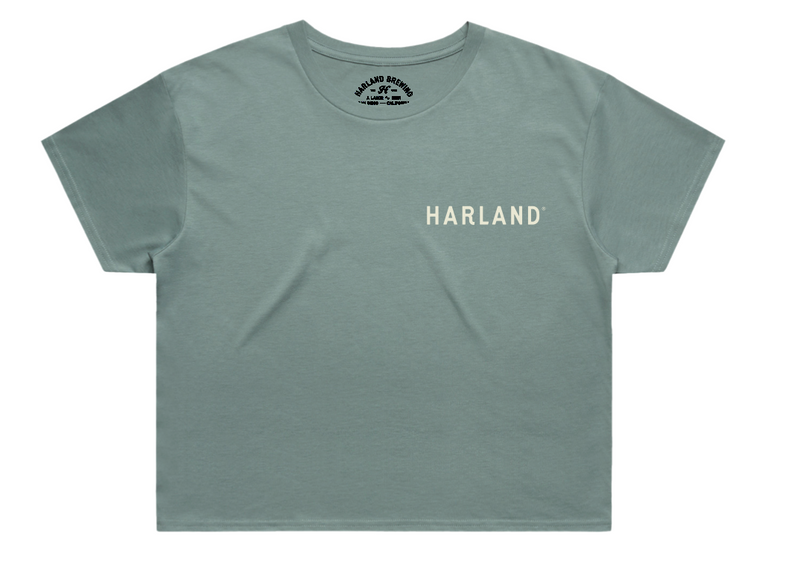Labor Crop Tee - Blue