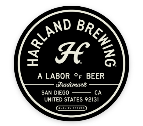 Harland Coaster Style Sticker