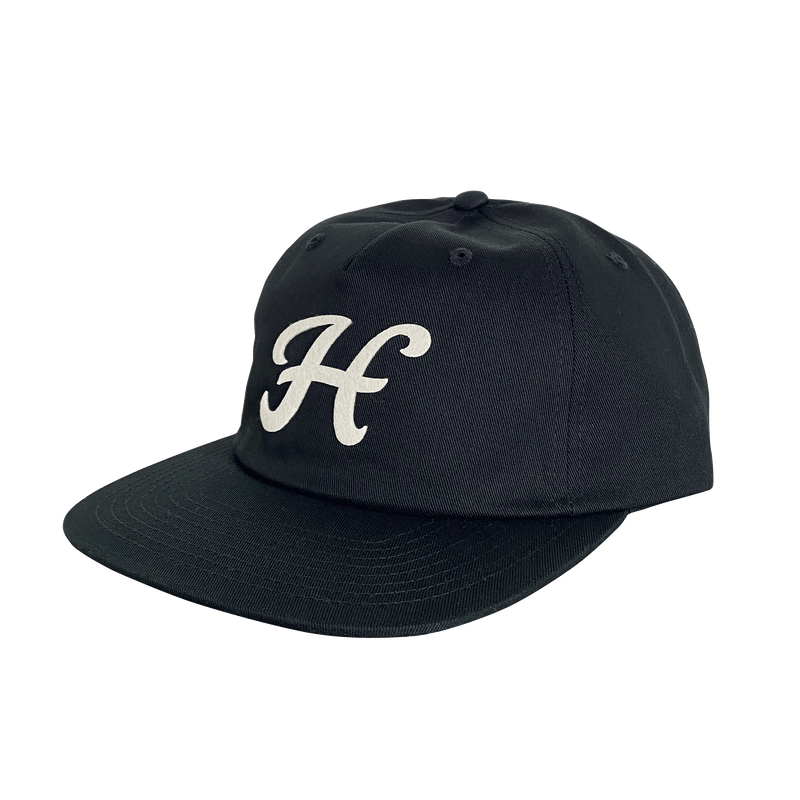 Felt H Hat - Black